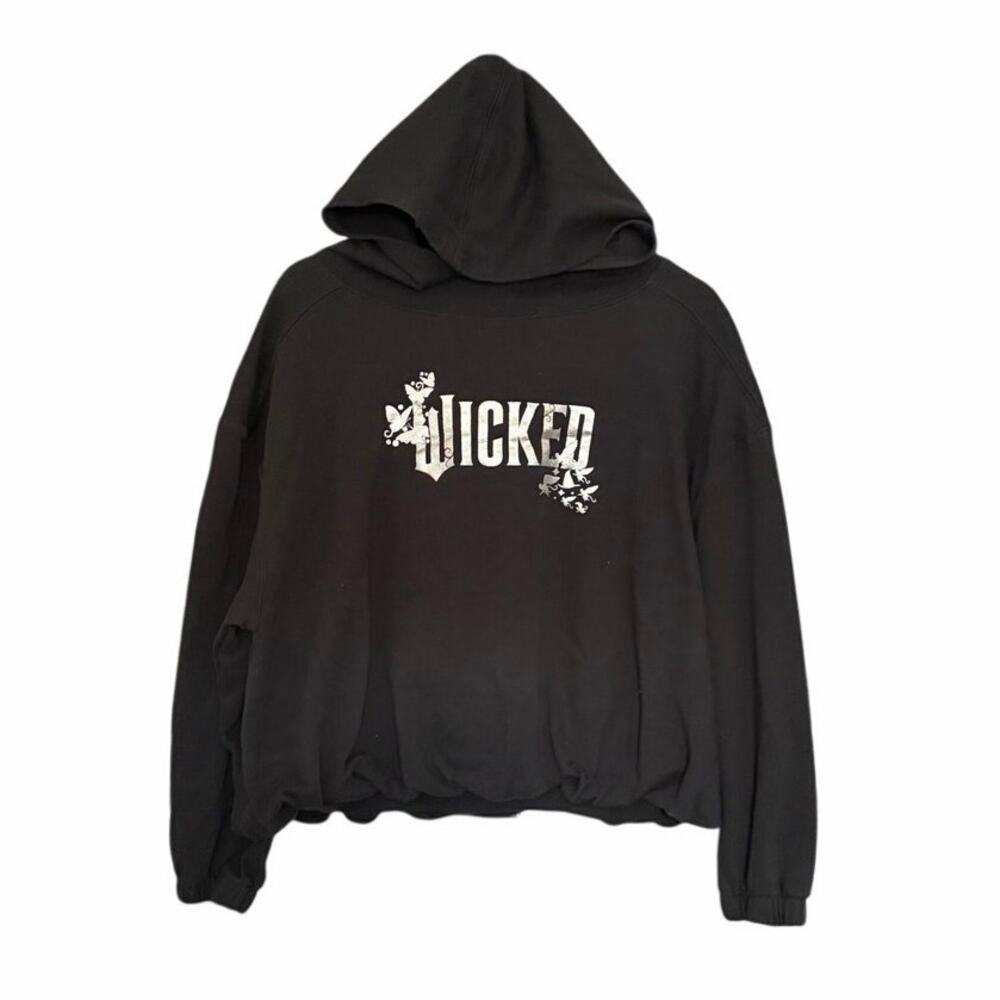 Wicked Paul Tazewell Collection Bubble Hem Hoodie Black L